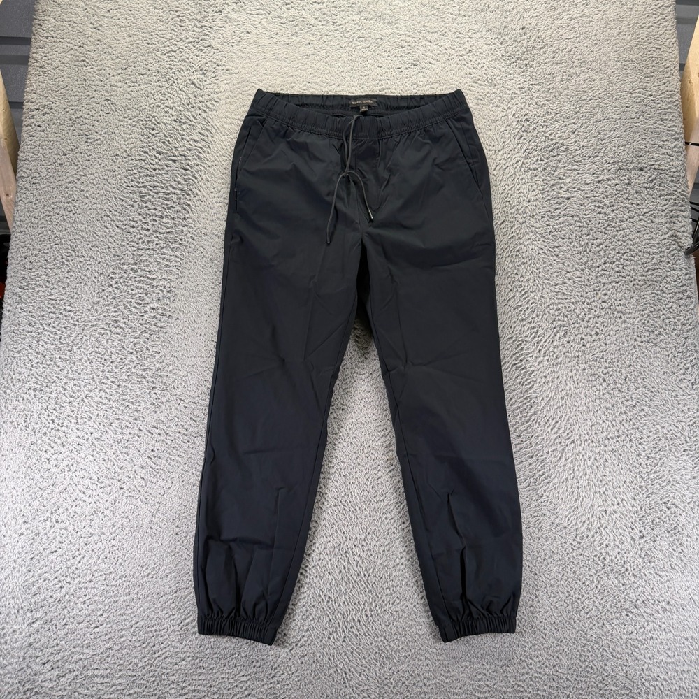 Banana Republic Pant Mens S Black Jogger Tapered Leg‎ Sports Performance Running